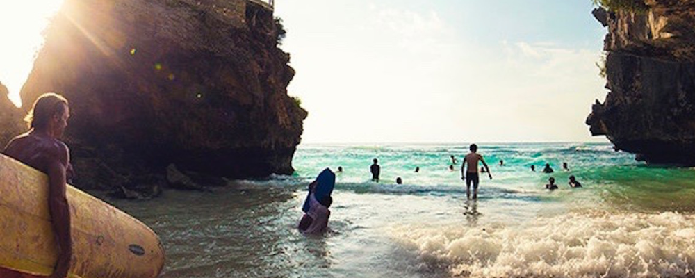 The Bukit’s Suluban Beaches and Dramatic Cliffs